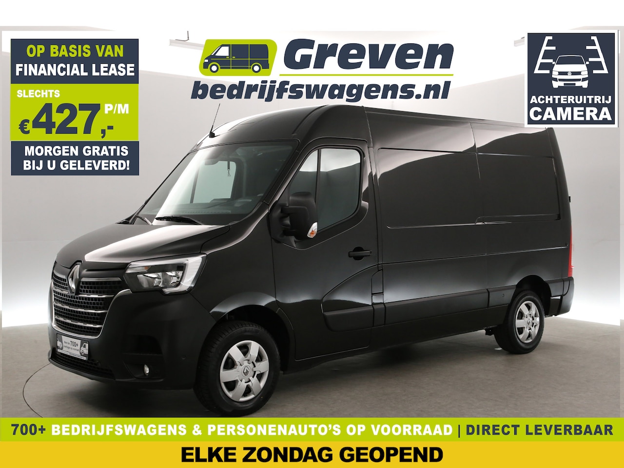 Renault Master - T35 2.3 dCi L2H2 | 3500kg Trekgew. | Airco | Cruise | 3-Zits | Camera | Navi | Trekh. | Ca - AutoWereld.nl