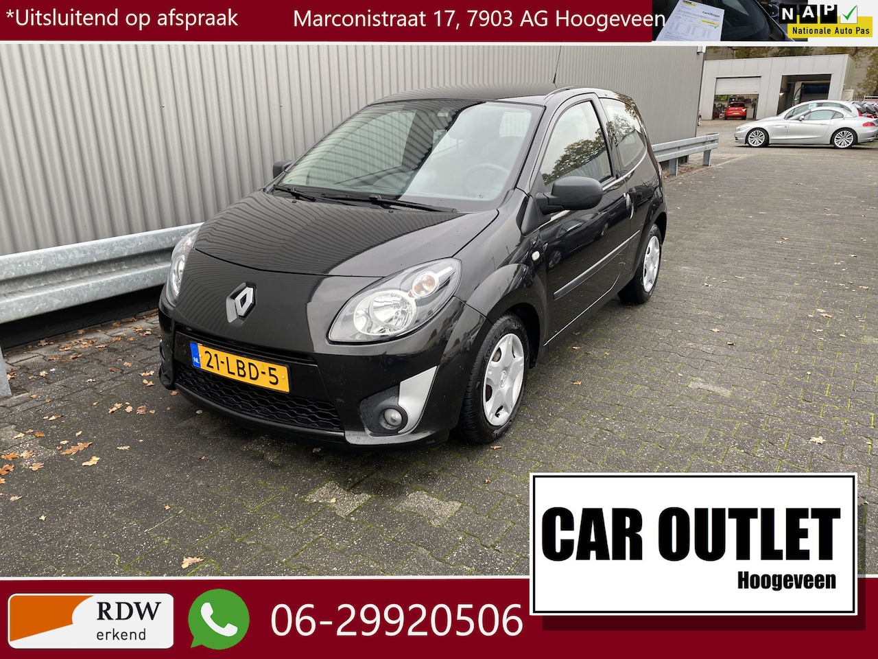 Renault Twingo - 1.2-16V Authentique met Airconditioning & Nieuwe APK – Inruil Mogelijk – - AutoWereld.nl