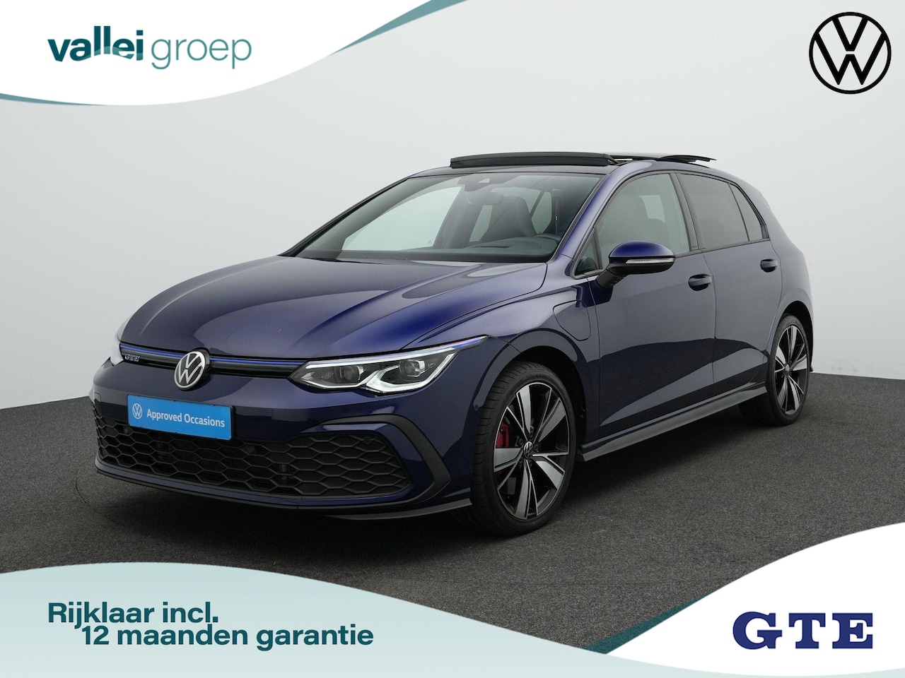 Volkswagen Golf - 1.4 eHybrid 245 pk DSG GTE | Panoramadak | Trekhaak | IQ Light | Stuur-/stoelverwarming | - AutoWereld.nl