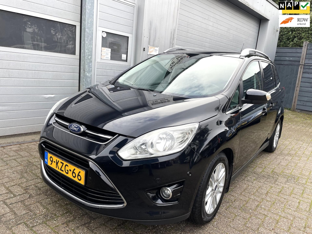 Ford Grand C-Max - 1.0 Titanium 2013-Navi-Clima-Cruis-Trekhaak - AutoWereld.nl