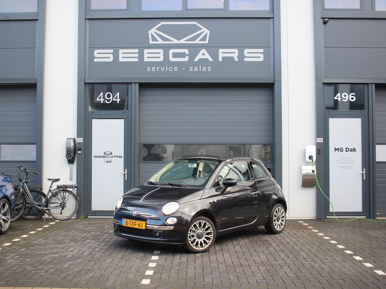 Fiat 500 C - 0.9 TwinAir Turbo Lounge 2e EIg, PDC, AIRCO, CABRIO, NAP - AutoWereld.nl