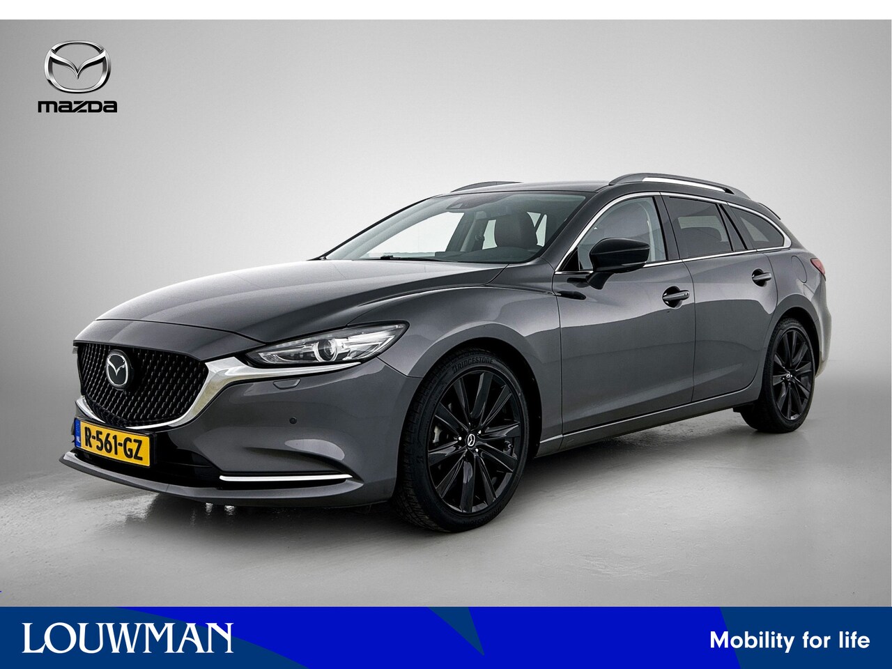 Mazda 6 Sportbreak - 2.0 SkyActiv-G 165 Sportive / Leder int. / Trekhaak / Navigatie - AutoWereld.nl