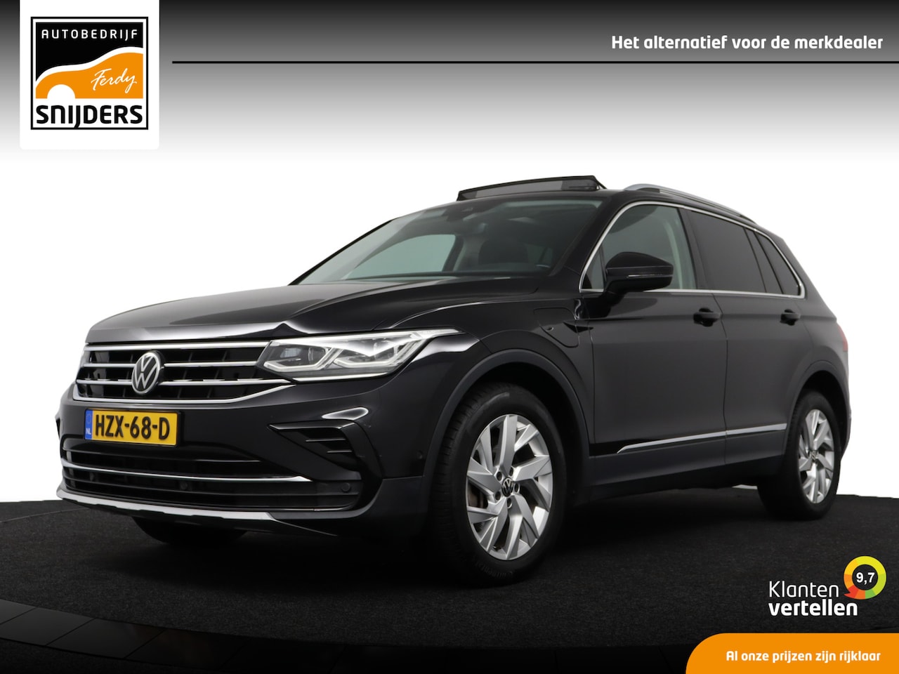 Volkswagen Tiguan - 1.4 TSI eHybrid 245PK Business+ | Panorama | Virtual | Head-Up | Elek.trekhaak - RIJKLAAR - AutoWereld.nl