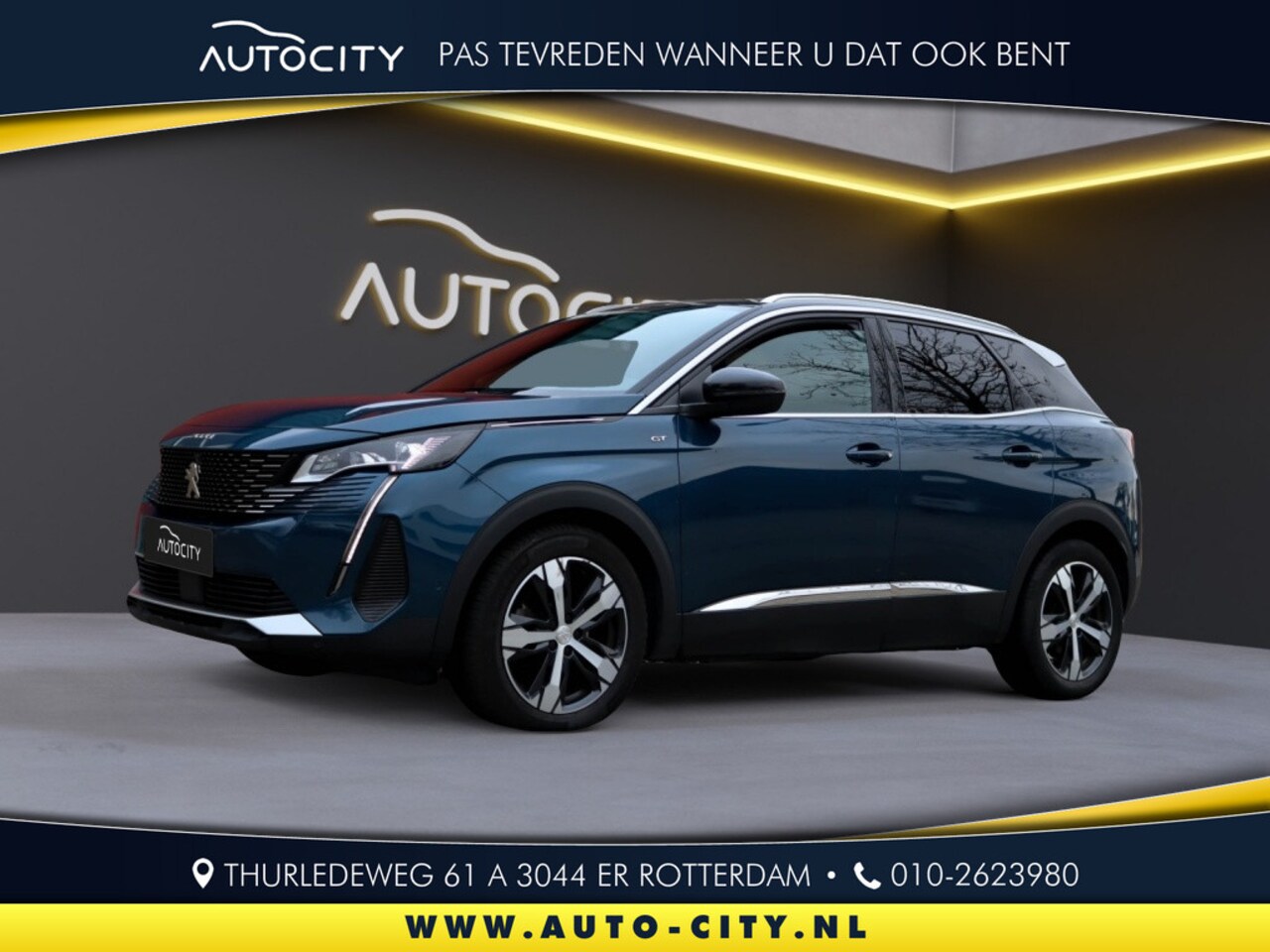 Peugeot 3008 - 1.2 Puretech GT Line Pano l 360 l Alcantara l Keyless l VOL OPTI - AutoWereld.nl