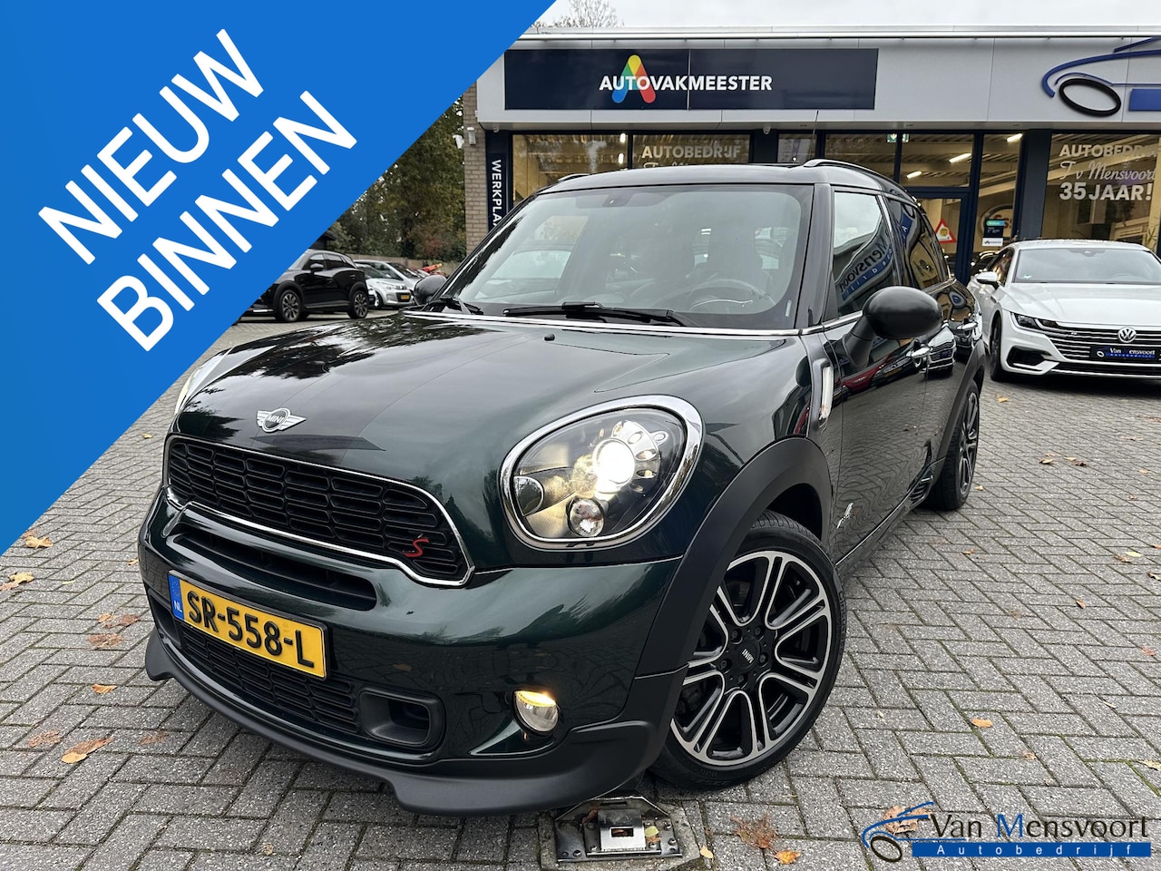 MINI Countryman - Mini 1.6 Cooper S ALL4 JCW John Cooper Works Chili Leder|Navi|Panorama|Xenon|DAB|Harman-Ka - AutoWereld.nl