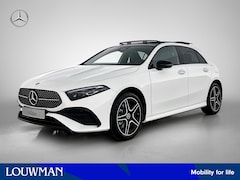 Mercedes-Benz A-klasse - 250 e Business Solution AMG | Nightpakket | Panoramaschuifdak | Multibeam LED | Stoelverwa