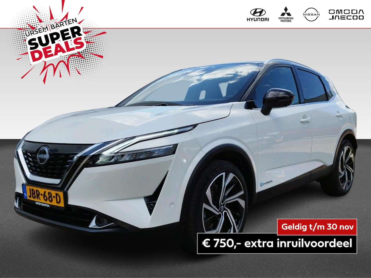 Nissan Qashqai - 1.5 e-Power Tekna Plus | Automaat | Pano | Volleder | Massage | Elektrische Stoelen | 360 - AutoWereld.nl