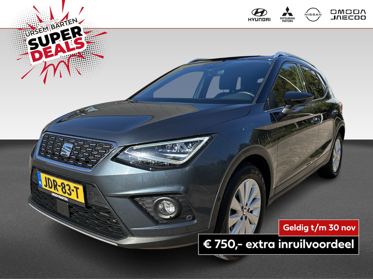 SEAT Arona - 1.0 TSI Style Business Xcellence | automaat | zwart dak | blind-spot | stoelverwarming - AutoWereld.nl