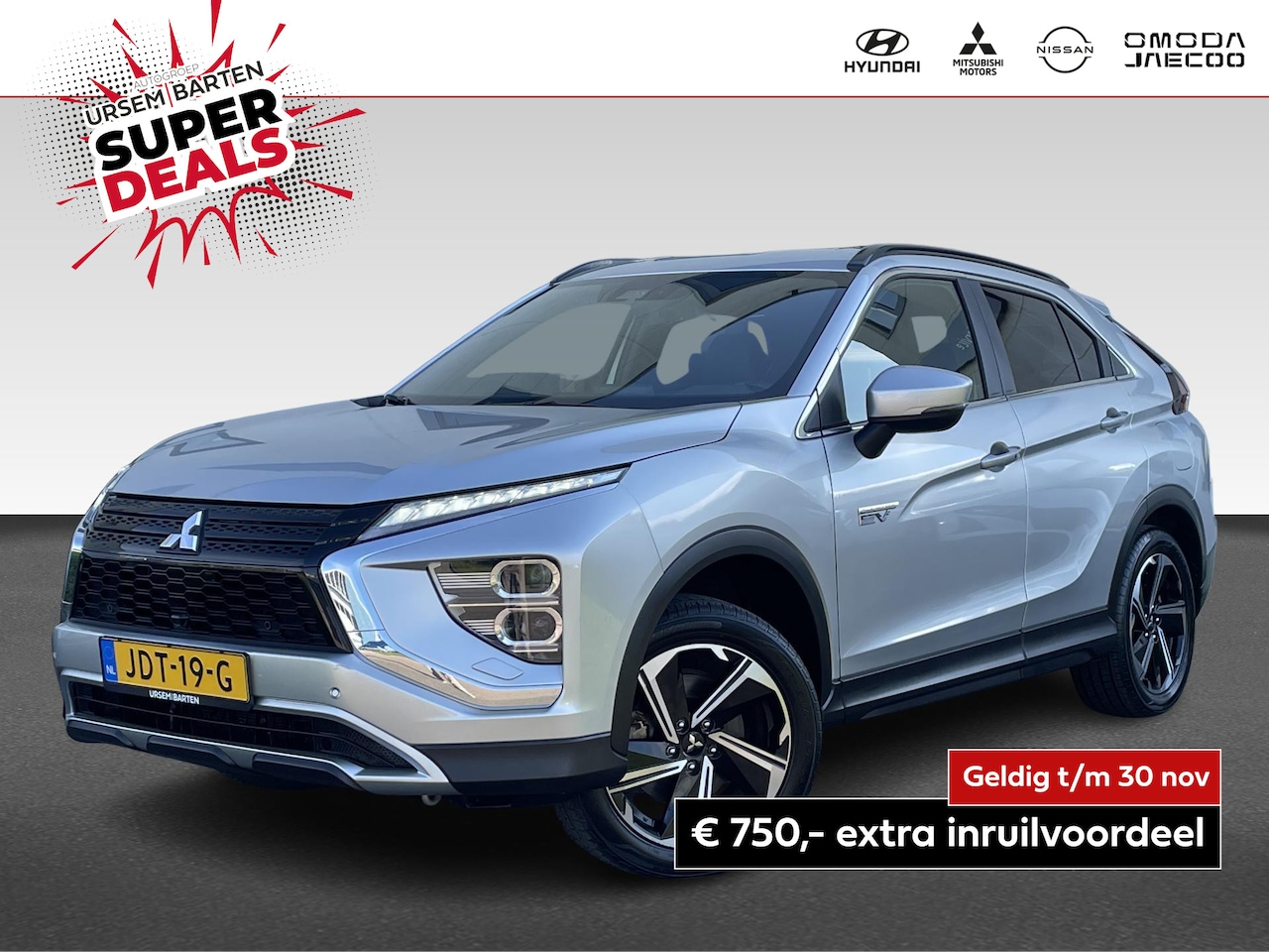 Mitsubishi Eclipse Cross - 2.4 PHEV Intense+ | navigatie | halfleder | LED | stoelverwarming | Apple Carplay/Android - AutoWereld.nl