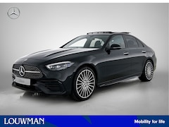 Mercedes-Benz C-klasse - 300 e Business Solution AMG | Premium Plus pakket | Trekhaak | Nightpakket | Middenconsole