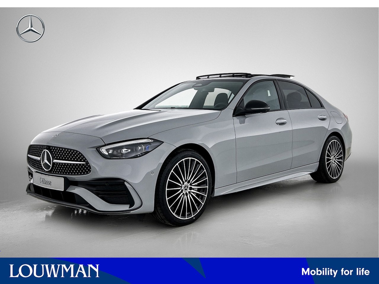 Mercedes-Benz C-klasse - 300 e Business Solution AMG | Premium Plus pakket  | Trekhaak | Nightpakket | Stoelventila - AutoWereld.nl