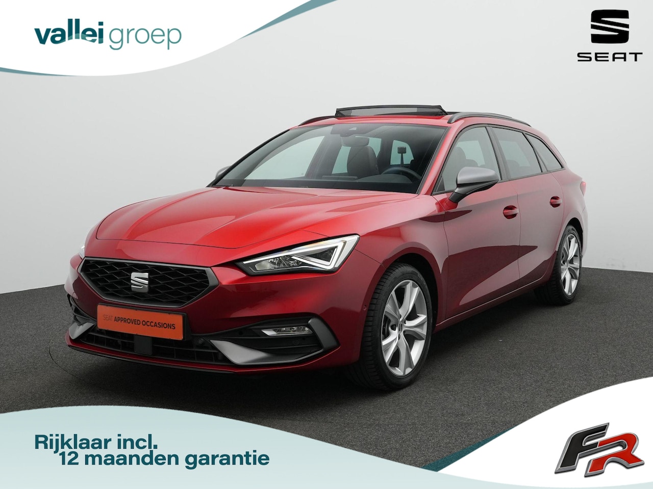 SEAT Leon Sportstourer - 1.0 eTSI 110 pk DSG FR Business | Panoramadak | Achteruitrijcamera | Navigatie | Adaptive - AutoWereld.nl