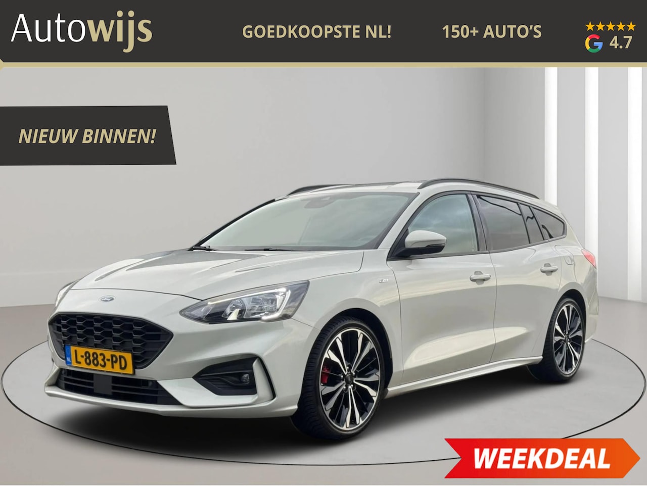 Ford Focus Wagon - 1.0 EcoBoost Hybrid ST Line X Business|CAMERA|B&O|LED|LM-VELG|ACC - AutoWereld.nl