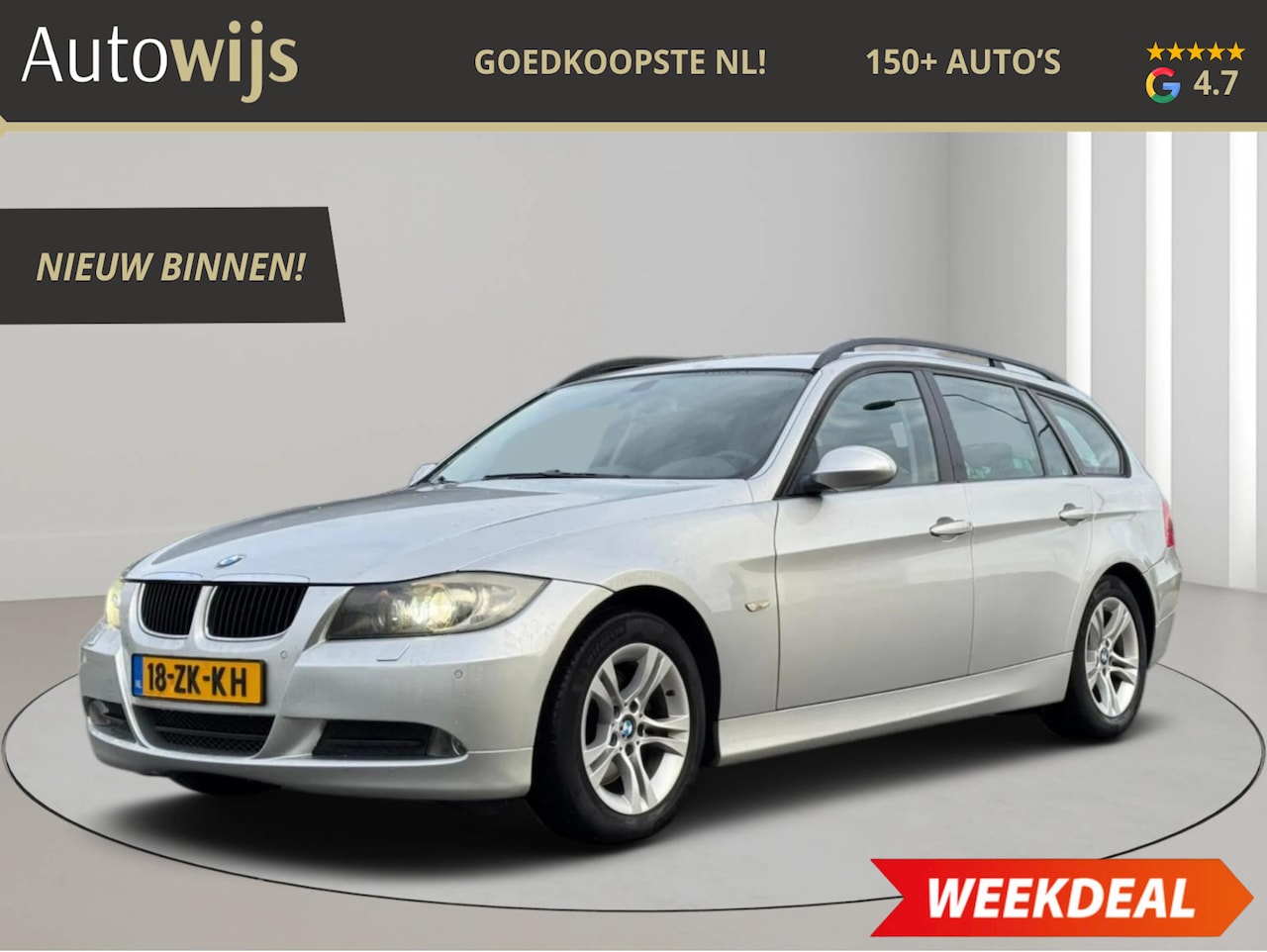 BMW 3-serie Touring - 318i Business Line|Xenon|NL AUTO|NAVI|PDC|LM-VELG|Clima - AutoWereld.nl