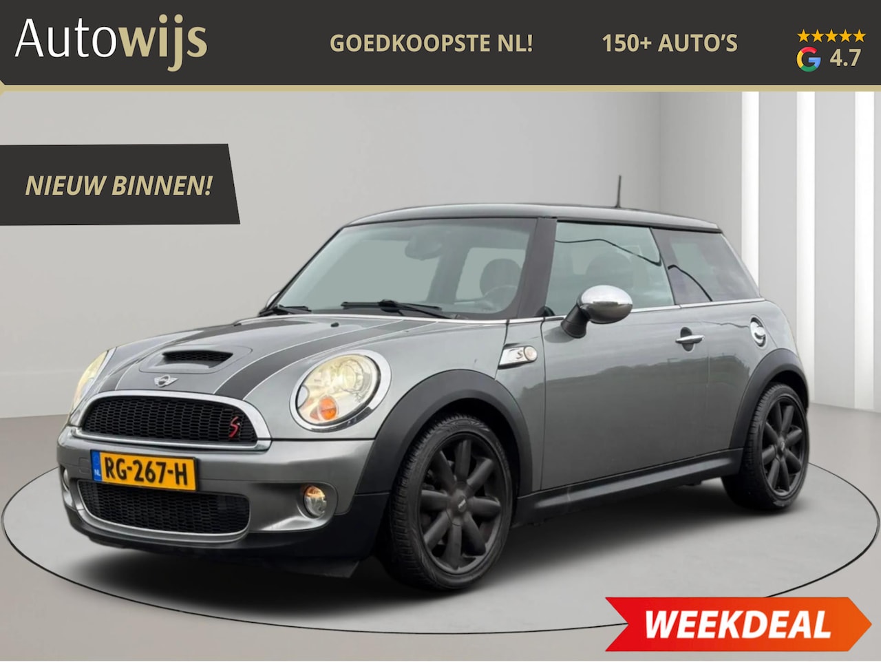 MINI Cooper S - Mini 1.6 Chili|174PK|XENON|CLIMA|Stoelverw|LM-VELG - AutoWereld.nl