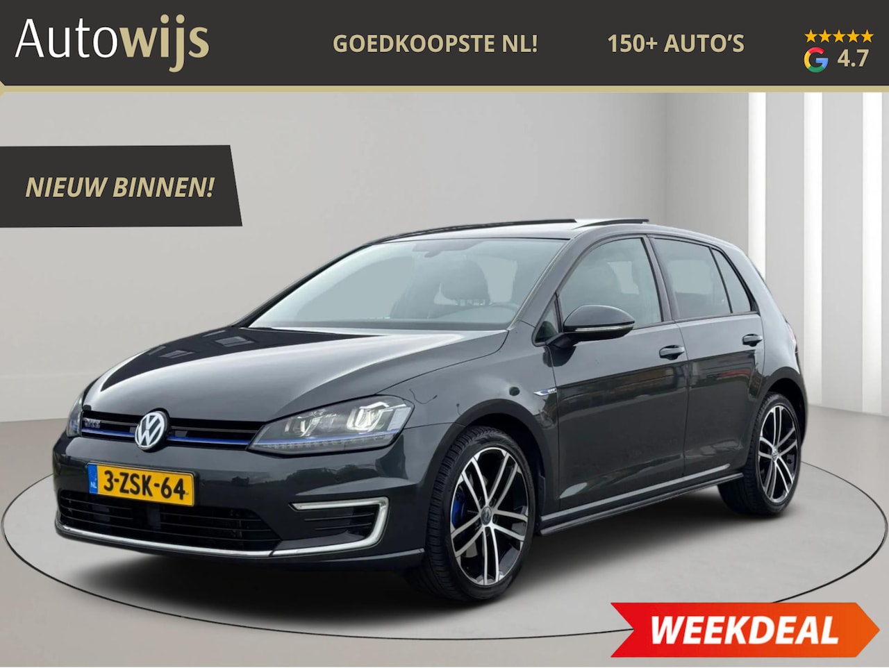 Volkswagen Golf - 1.4 TSI GTE|PANO|NL AUTO|LED|KEYLESS|ACC|GOED ONDERHOUDEN - AutoWereld.nl