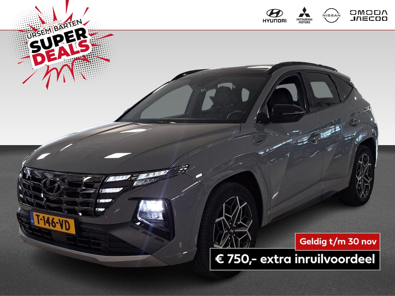 Hyundai Tucson - 1.6 T-GDI PHEV N Line Sky 4WD 1.6 T-GDI PHEV N Line Sky 4WD - AutoWereld.nl