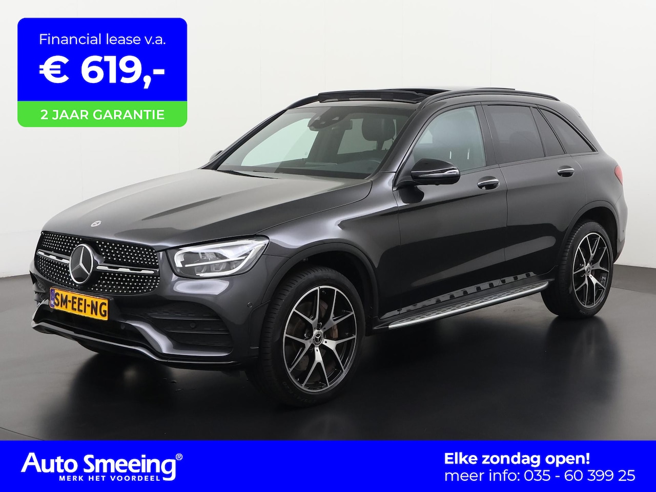Mercedes-Benz GLC-klasse - 300e 4MATIC AMG Night | Panoramadak | Trekhaak | Leder | Zondag Open! - AutoWereld.nl
