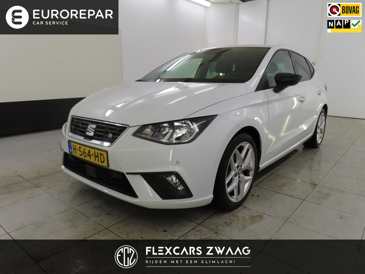 SEAT Ibiza - 1.0 TSI FR Business Intense - Navi - Climate - Parkeerhulp v+a - Org.NL - AutoWereld.nl