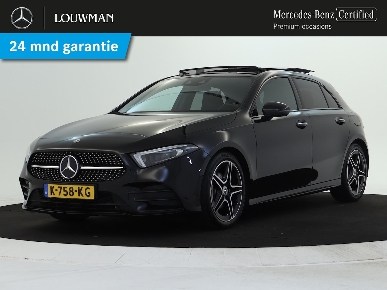 Mercedes-Benz A-klasse - 160 Business Solution AMG Handgeschakeld AMG Line | Night Pakket | Panorama Schuif-Kanteld - AutoWereld.nl