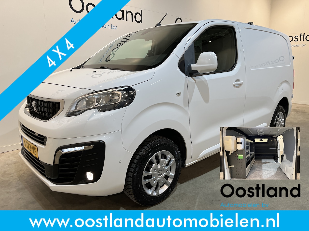 Peugeot Expert - 2.0 BlueHDI 120 PK Dangel 4X4 Servicebus / Bott Inrichting / Euro 6 / Airco / Trekhaak / C - AutoWereld.nl