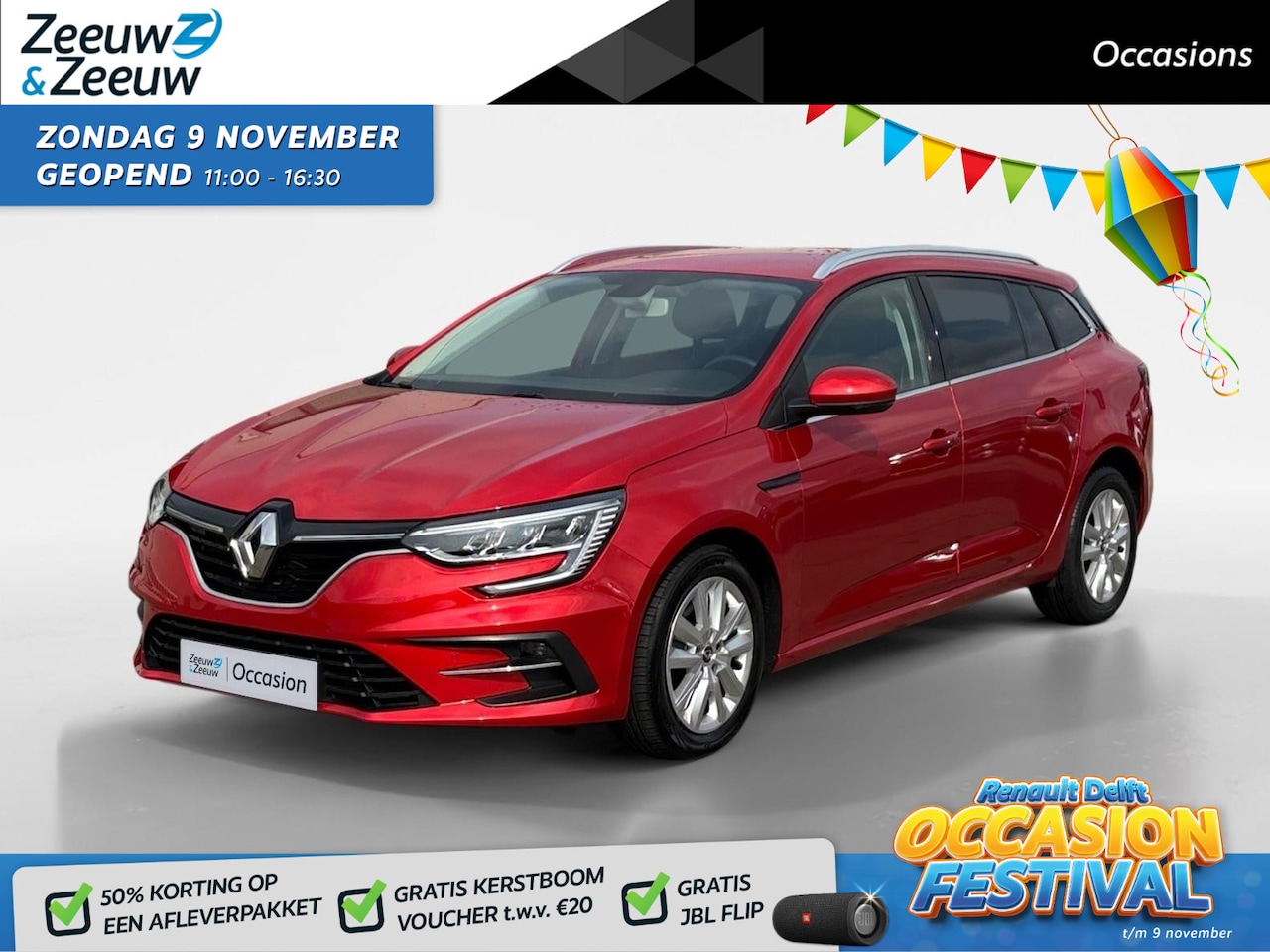 Renault Mégane Estate - 115PK TCe Business Zen | 1e eigenaar | Navi | Parkeersensoren | Climate Control | Cruise C - AutoWereld.nl