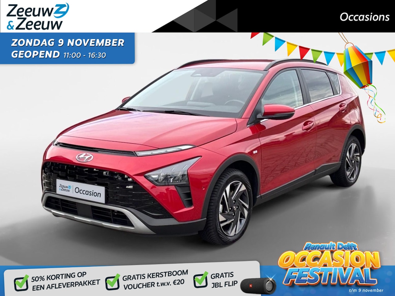 Hyundai Bayon - 100PK T-GDI Premium Automaat | Stoelverwarming | Camera | Digital Cockpit | Adaptive Cruis - AutoWereld.nl