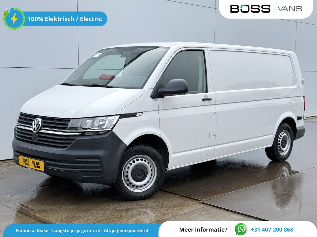 Volkswagen e-Transporter - 113PK 138KM WLTP 37,3kWh 100% Elektrisch ABT E-transporter 3 Stoelen Airco Parkeersensoren - AutoWereld.nl