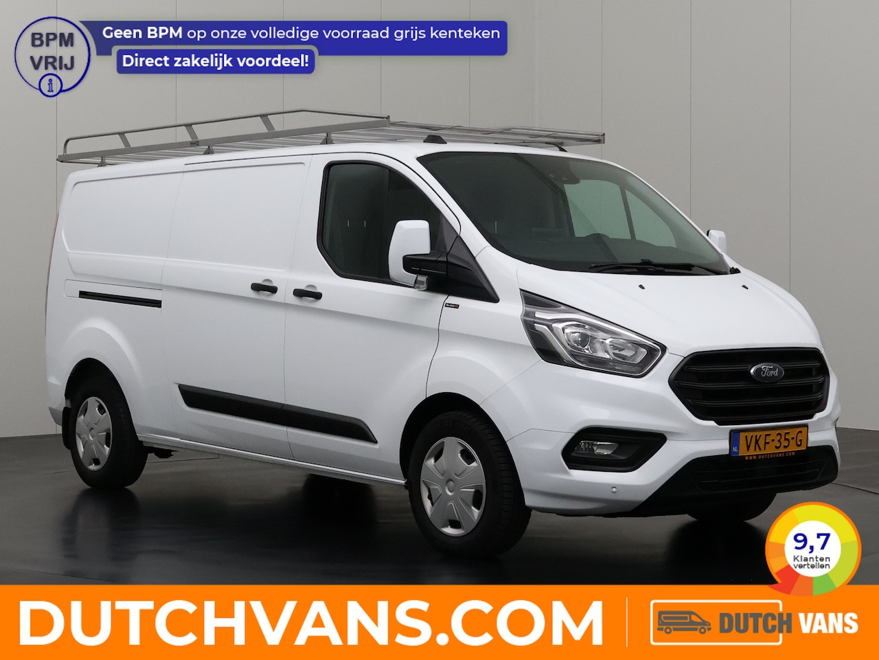 Ford Transit Custom - 2.0TDCI 130PK Lang Automaat | Imperiaal | Trekhaak | Cruise | Camera | Airco - AutoWereld.nl