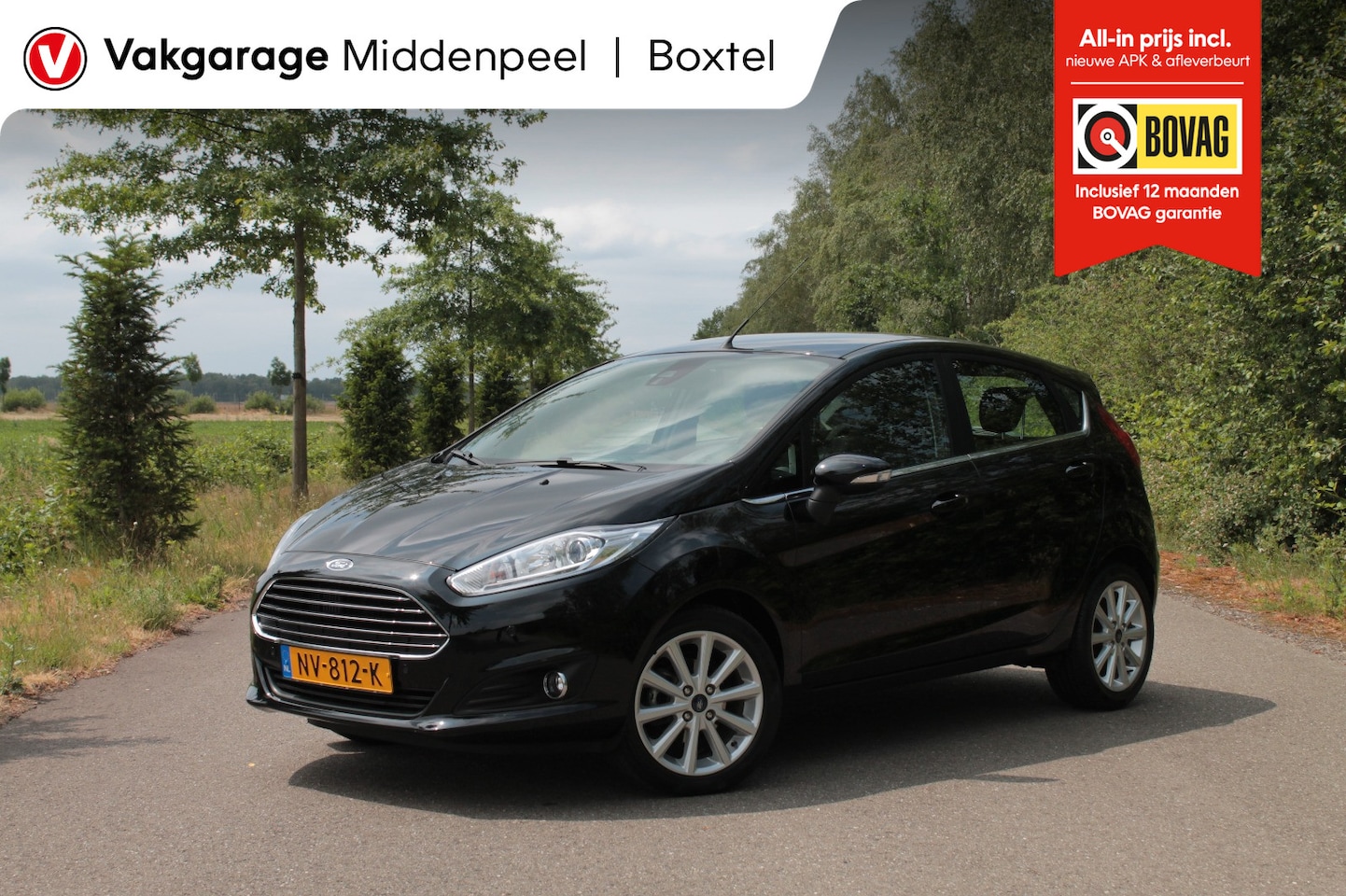 Ford Fiesta - 1.0 EcoBoost Titanium | Cruise | Climate | Park. sensoren - AutoWereld.nl