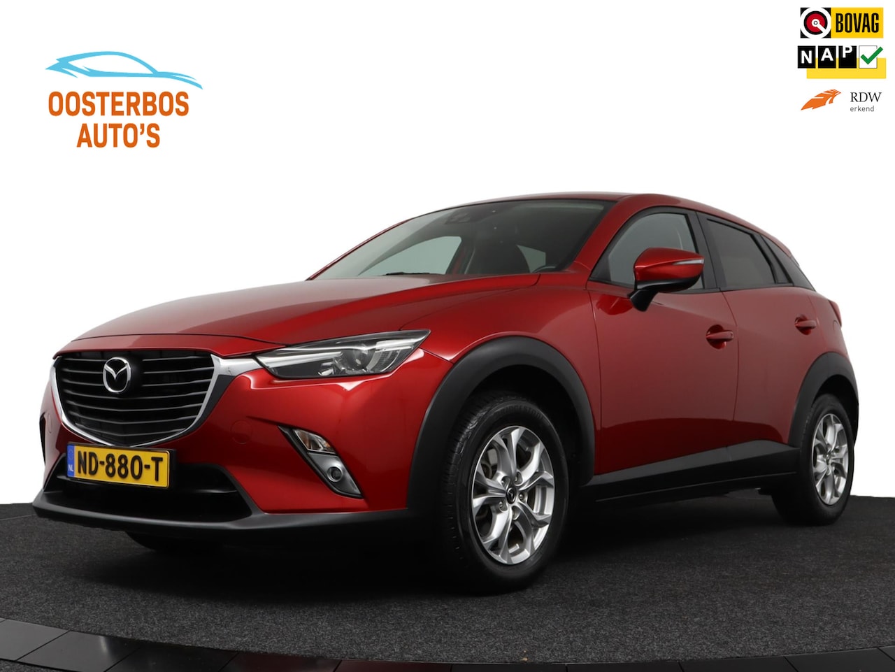 Mazda CX-3 - 2.0 SkyActiv-G 120 TS+ - Automaat/Trekhaak/Stoelverw./Navi/DAB - AutoWereld.nl