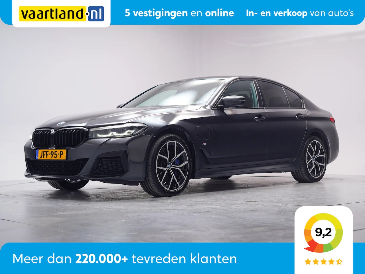 BMW 5-serie - 530e M Sport Shadow [ Leder Live-cockpit prof. Stuur-&stoelverwarming ] - AutoWereld.nl