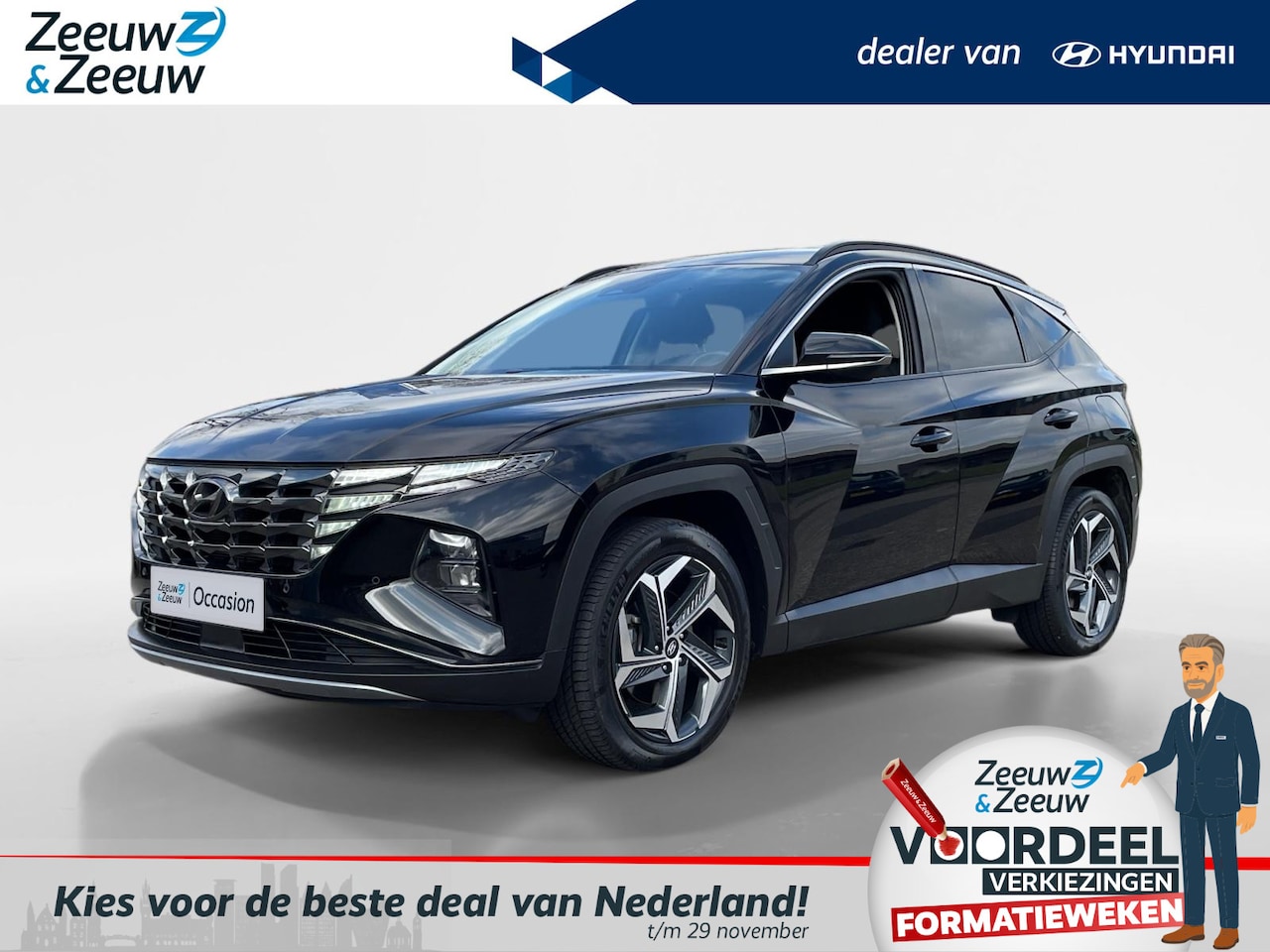 Hyundai Tucson - 1.6 T-GDI PHEV Comfort Smart | Z&Z Top Deal | Van € 47.000 nu voor € 41.999 | - AutoWereld.nl