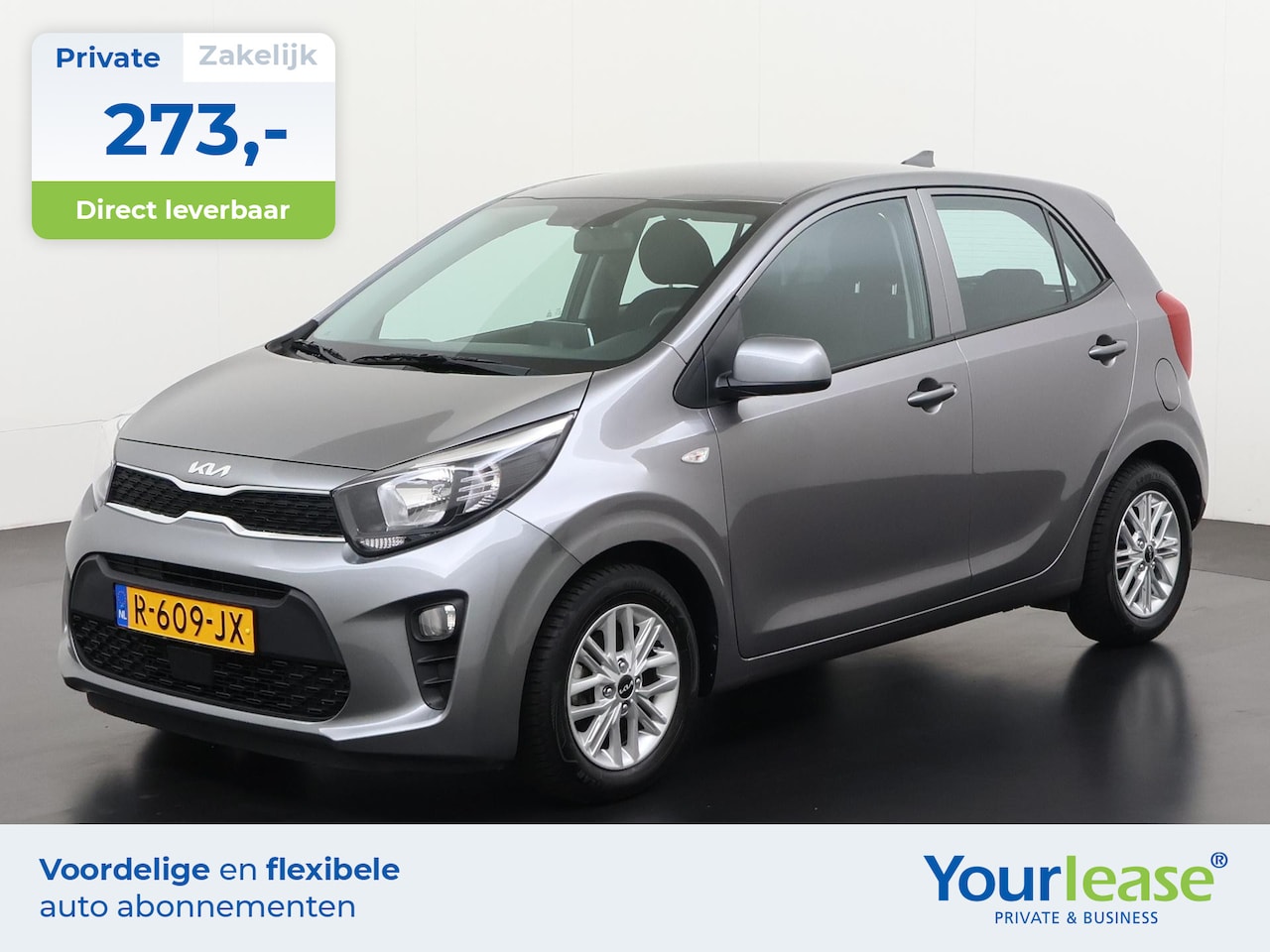 Kia Picanto - 1.0 DPi DynamicLine | All-in 273,- Private Lease | Direct uit voorraad - AutoWereld.nl