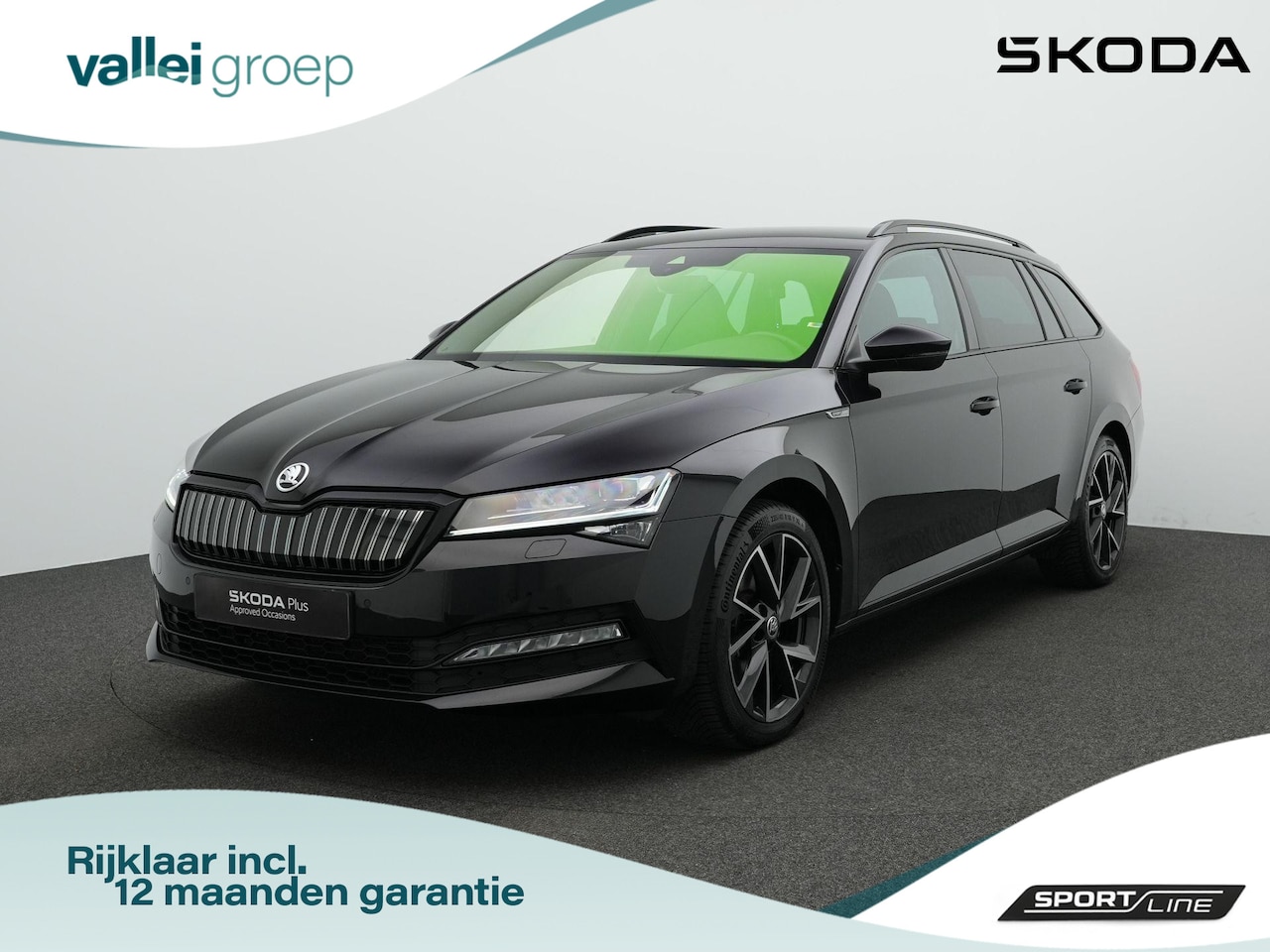 Skoda Superb Combi - 1.4 TSI iV 218 pk DSG Sportline Business | Trekhaak | Adaptief onderstel (DCC) | Matrix LE - AutoWereld.nl
