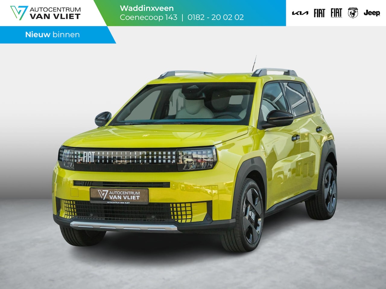 Fiat Grande Panda - La Prima 44 kWh | Uit voorraad leverbaar | Clima | Cruise | Camera | Apple Carplay | 17" | - AutoWereld.nl