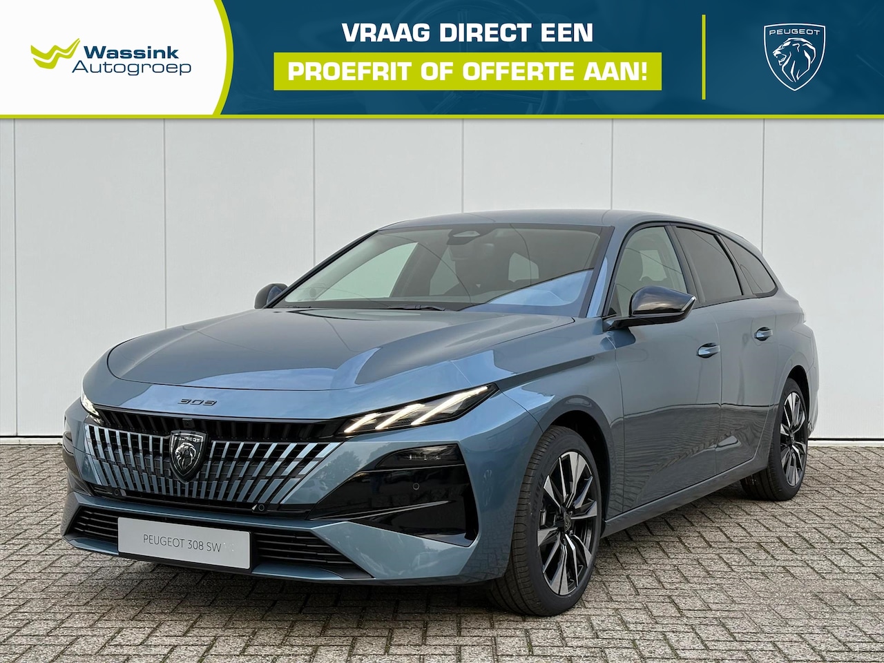 Peugeot 308 SW - Hybrid 145pk e-DCS6 Allure | 360 Vision | Adaptive Cruise | Carplay | Navigatie | Keyless - AutoWereld.nl