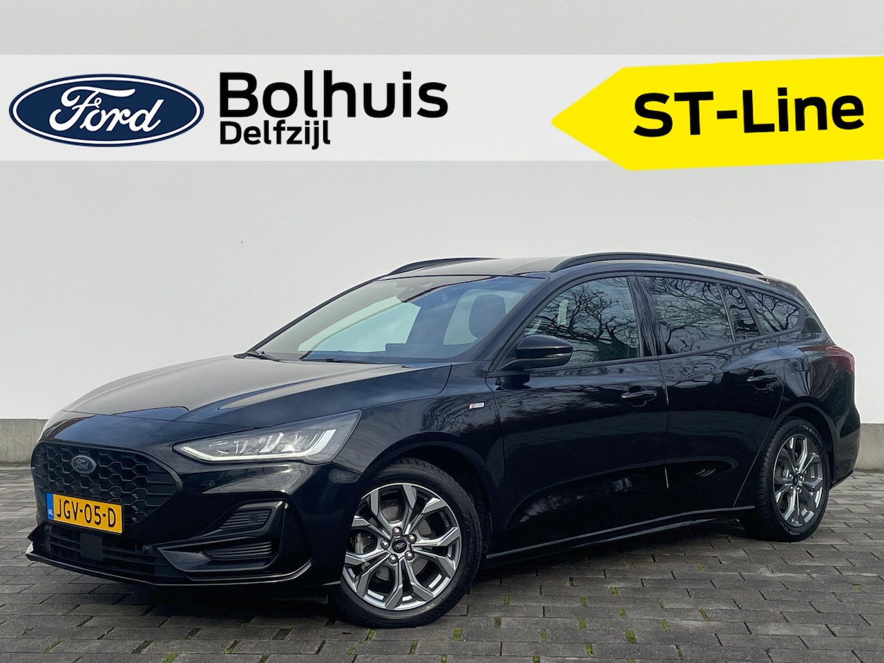 Ford Focus Wagon - EcoBoost Hybrid 125 pk ST Line | Winter Pack | 4 seiz. banden | Navi | Clima | Cruise | Dr - AutoWereld.nl