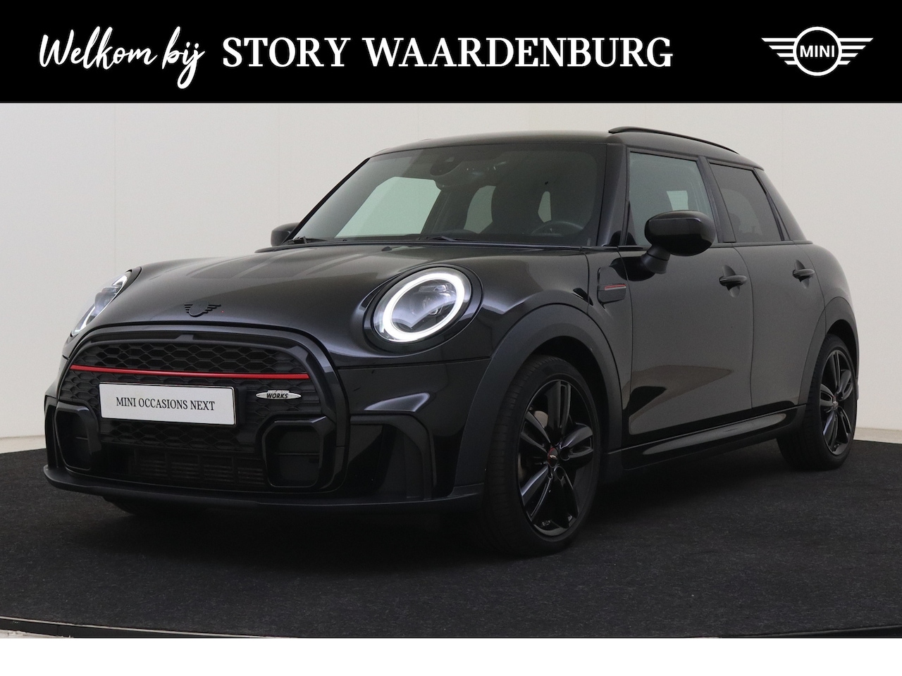 MINI John Cooper Works - Hatchback Cooper Automaat / Achteruitrijcamera / Adaptief onderstel / JCW Sportstoel / LED - AutoWereld.nl