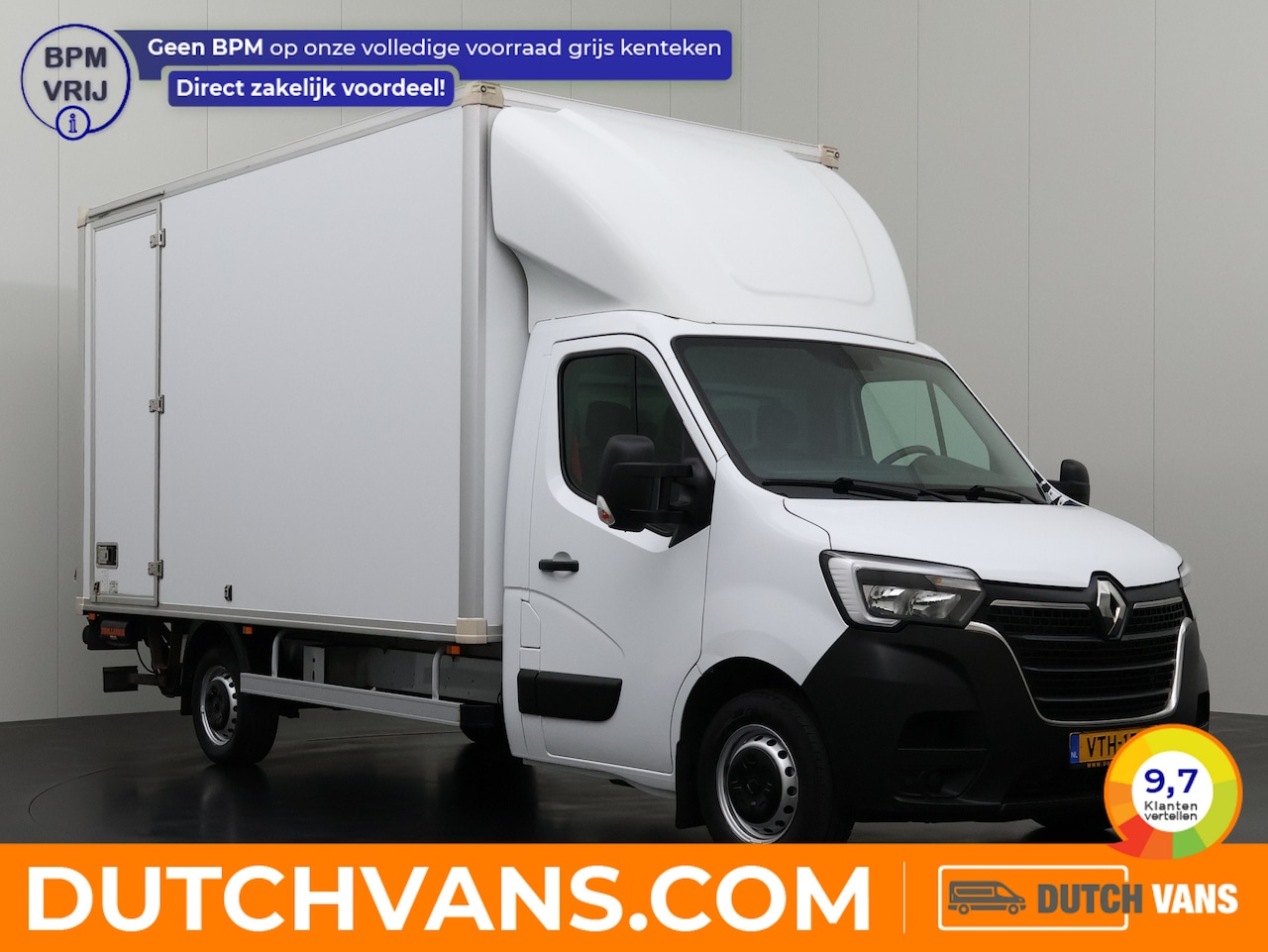 Renault Master - 2.3DCi 145PK Bakwagen+Laadklep | Dakspoiler | Zijdeur | Betimmering | Airco | Cruise | 3-P - AutoWereld.nl
