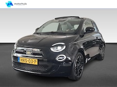 Fiat 500e - CABRIO 42kWh 118PK AUTOMAAT LA PRIMA 17% BIJTELLING NAVI CAMERA LED NAP