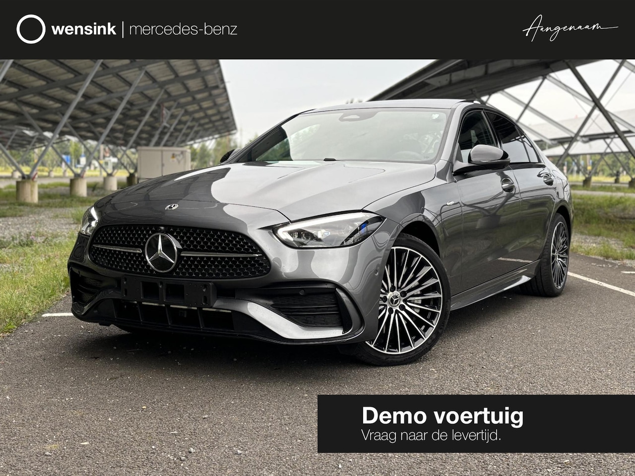 Mercedes-Benz C-klasse - 300 e Business Solution AMG | Night | Panoramadak | Digital light | 19" Multispaaks velgen - AutoWereld.nl