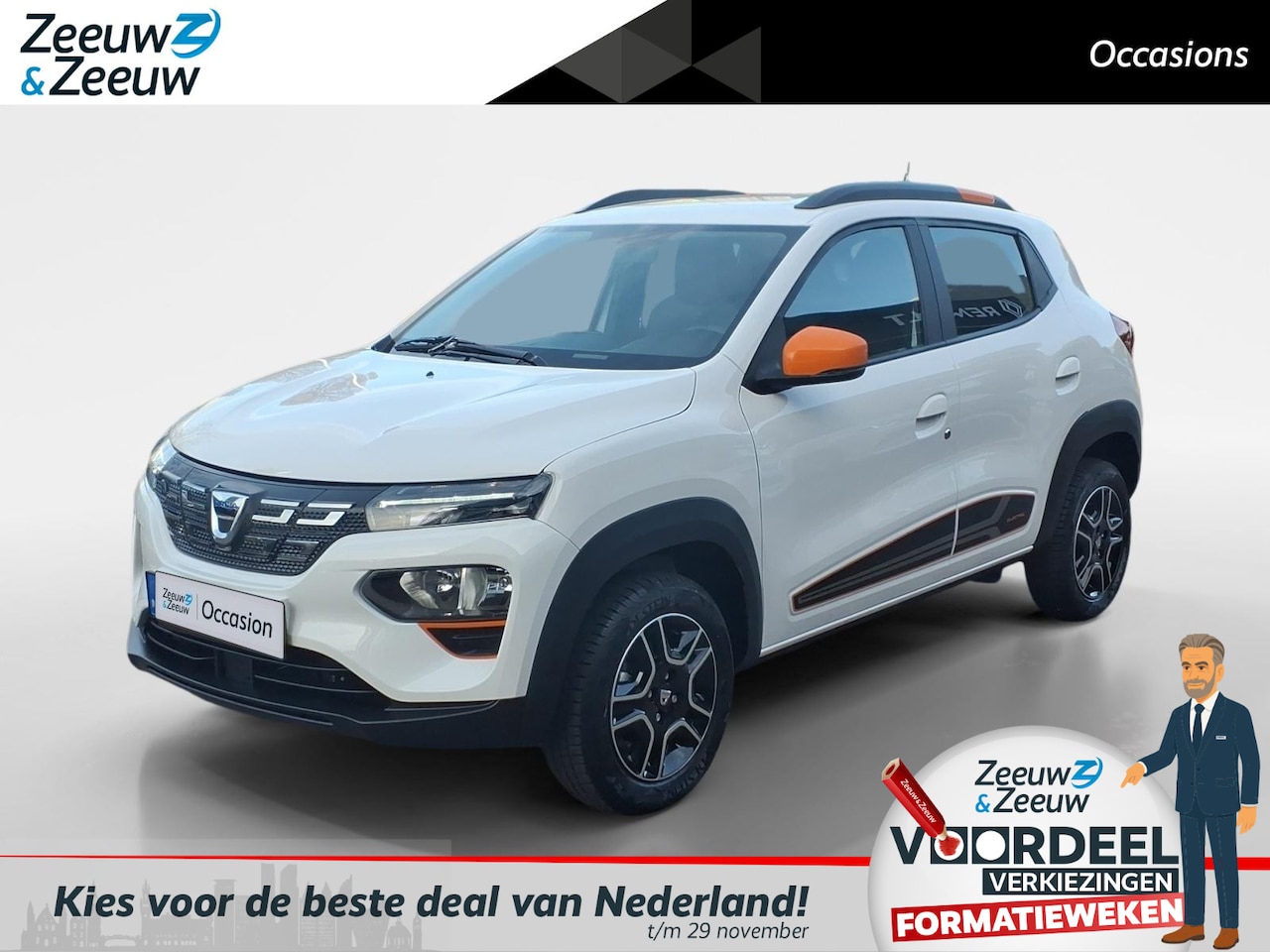 Dacia Spring - Comfort Plus 27 kWh | SoH 91% | Snel laden | Camera | Airco | - AutoWereld.nl