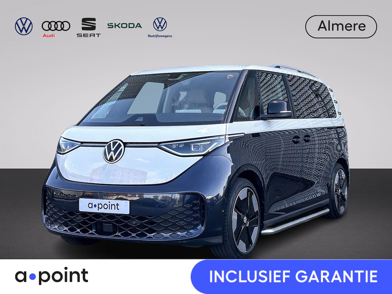 Volkswagen ID. Buzz - 1st Max 77kWh Wegklapbare Trekhaak | Elektr.deuren | Comfort stoelen met massage | Navigat - AutoWereld.nl