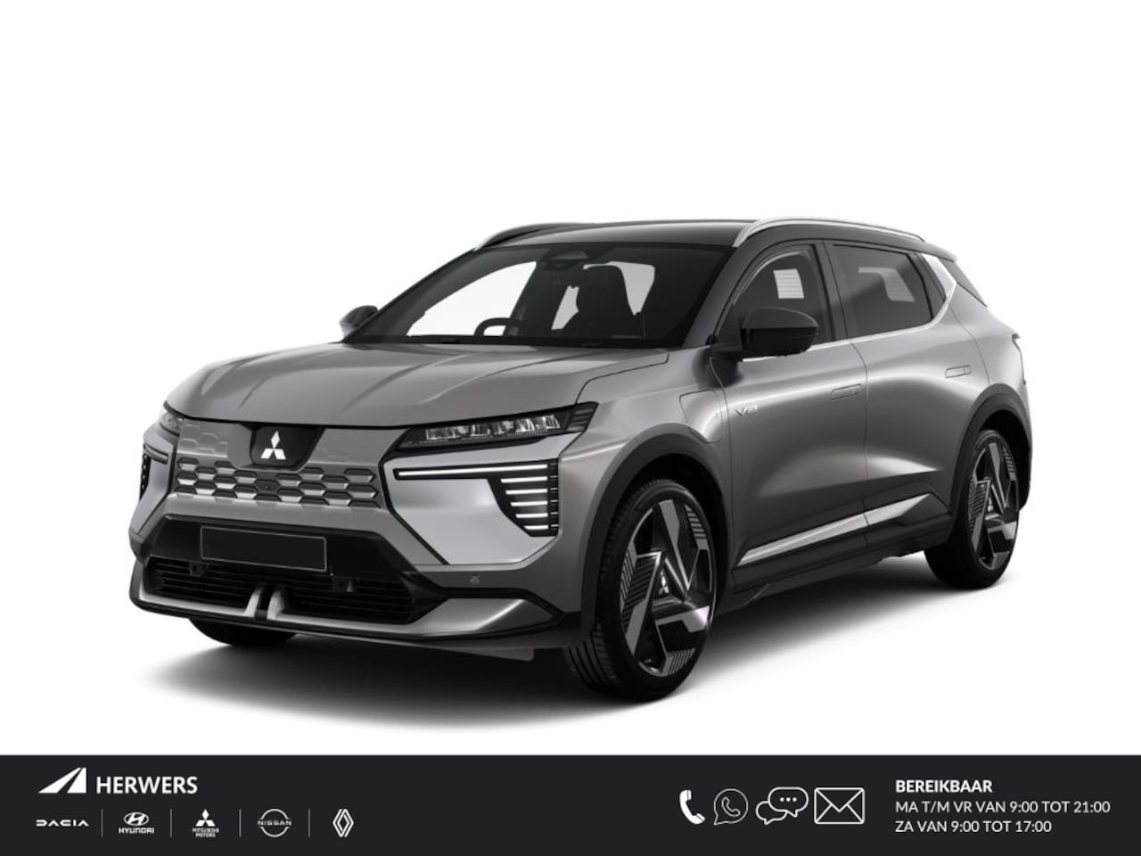 Mitsubishi Eclipse Cross - EV 87 kWh Instyle / Nieuw Model! / 100% Elektrisch / 621 KM WLTP / 1.100 KG Trekgewicht / - AutoWereld.nl