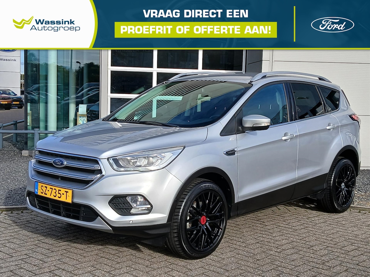 Ford Kuga - TITANIUM 120PK | Trekhaak afneembaar | Camera | navigatie | 19 inch licht metalen velgen | - AutoWereld.nl