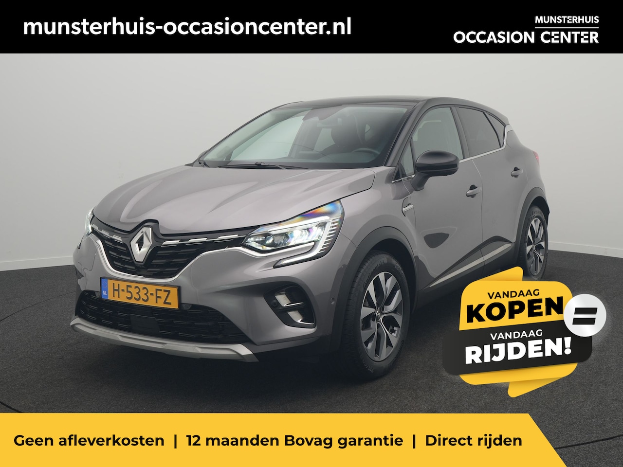 Renault Captur - TCe 130 EDC Intens - RIJKLAARPRIJS - 360 Graden Camera - Adaptive Cruise Control - Trekhaa - AutoWereld.nl