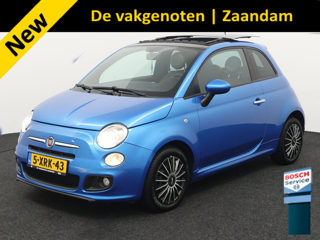 Fiat 500 - 0.9 TwinAir Turbo 500S Airco, Bluetooth, Hill hold functie, stuur multifunctioneel, Elek. - AutoWereld.nl
