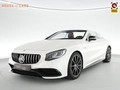Mercedes-Benz S-klasse Cabrio - S63 AMG 585pk 4Matic |dealer onderhouden|Carbon exterieur|Burmester High end|drivers packa