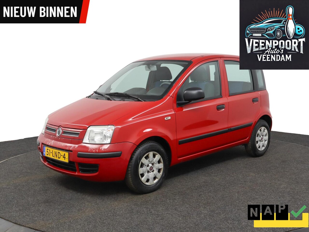 Fiat Panda - 1.2 Active Nieuwe APK - Elektr ramen - 5-deurs - AutoWereld.nl